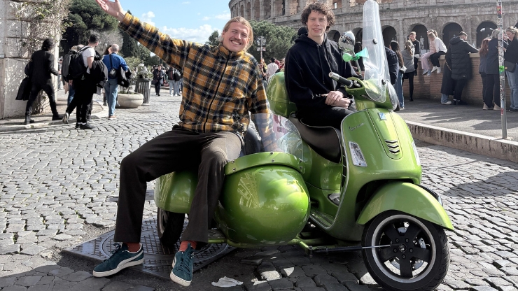 Vespa sidecar tour in Rome